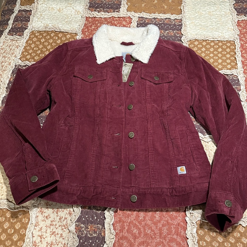 Carhartt corduroy Sherpa lined jacket RARE